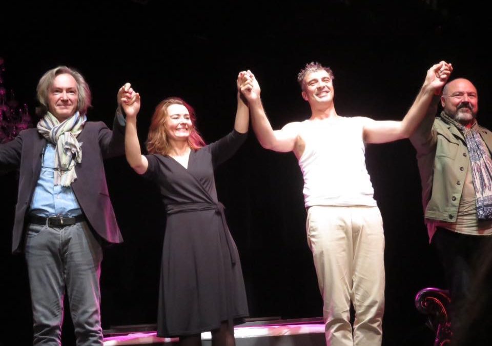 A la première de “La vie rêvée d’Helen Cox” le 21.09.2018 avec Christelle Reboul, Jean-Pierre Michaël et Christophe Lidon